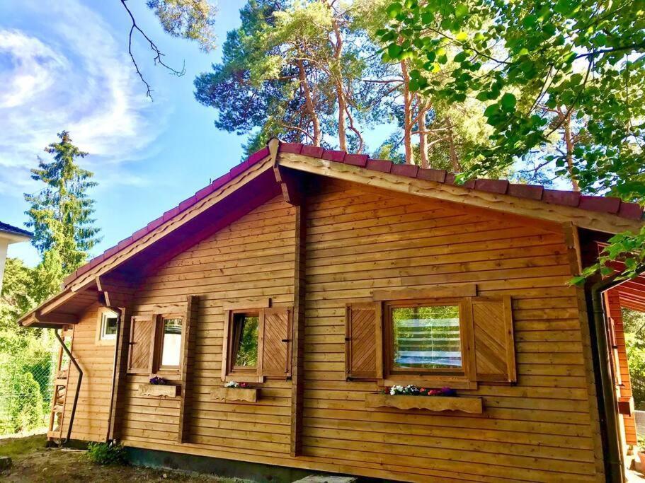 Вилла Haus Clemens - Gemuetliches Holzhaus Mit Grundstueck Кёнигс-Вустерхаузен Экстерьер фото