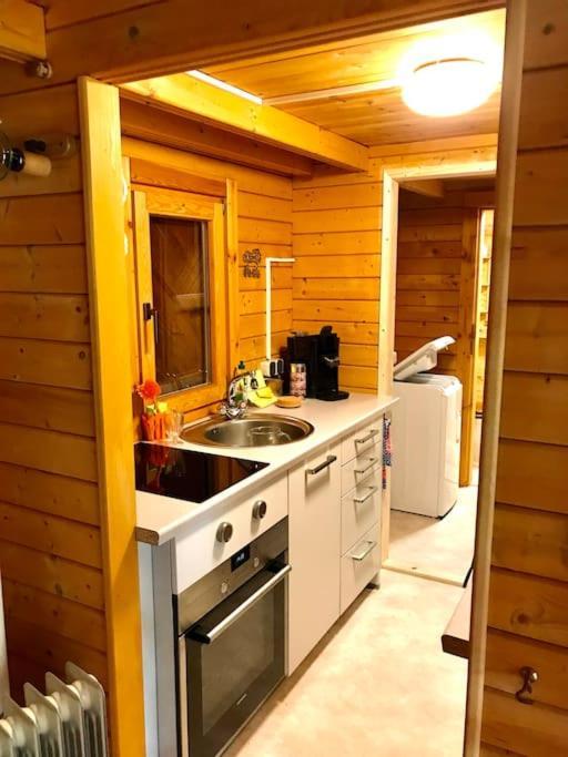 Вилла Haus Clemens - Gemuetliches Holzhaus Mit Grundstueck Кёнигс-Вустерхаузен Экстерьер фото