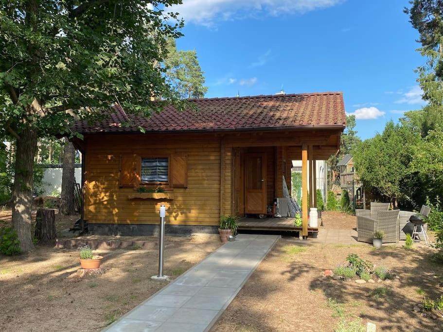 Вилла Haus Clemens - Gemuetliches Holzhaus Mit Grundstueck Кёнигс-Вустерхаузен Экстерьер фото